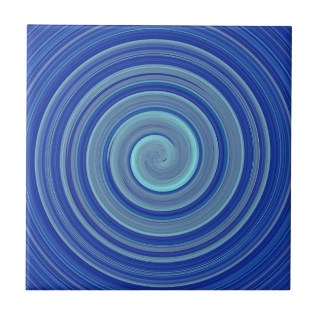 Espiral azul e turquesa (Frente)
