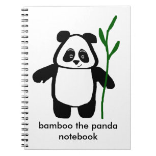 Espiral Bambu o caderno da panda