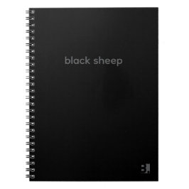 Espiral Black Sheep - Caderno de Tipografia
