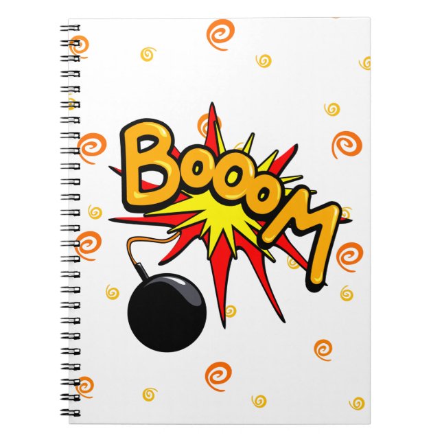Espiral Booom! Caderno (Frente)