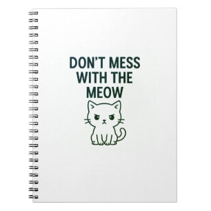 Espiral Brinque com o Mia – Caderno de Gato Doce mas Psicó