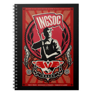Espiral Caderno 1984 de INGSOC