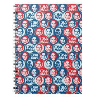 Espiral Caderno 2012 do pop art de Obama