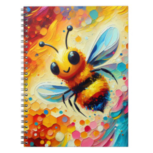 Espiral Caderno Abelha Resplendor Doce