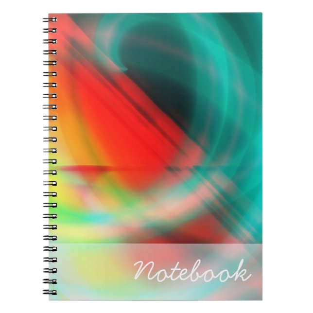 Espiral Caderno Abstrato (Frente)