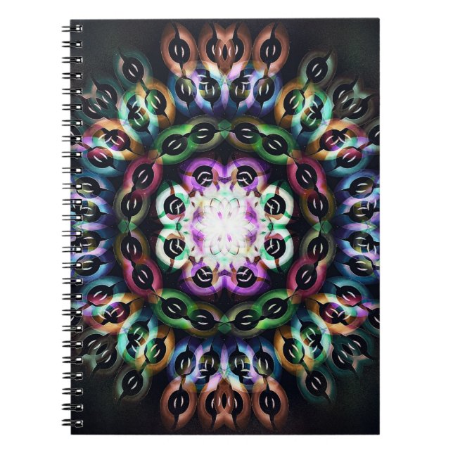 Espiral Caderno abstrato (Frente)