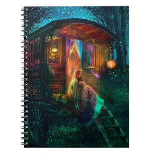 Espiral Caderno aciganado do vaga-lume