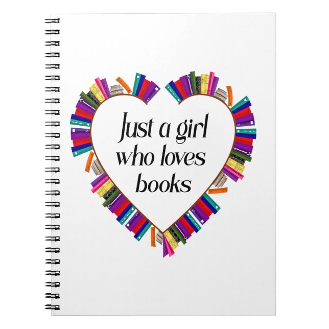 Espiral Caderno Amante de Livros (Frente)