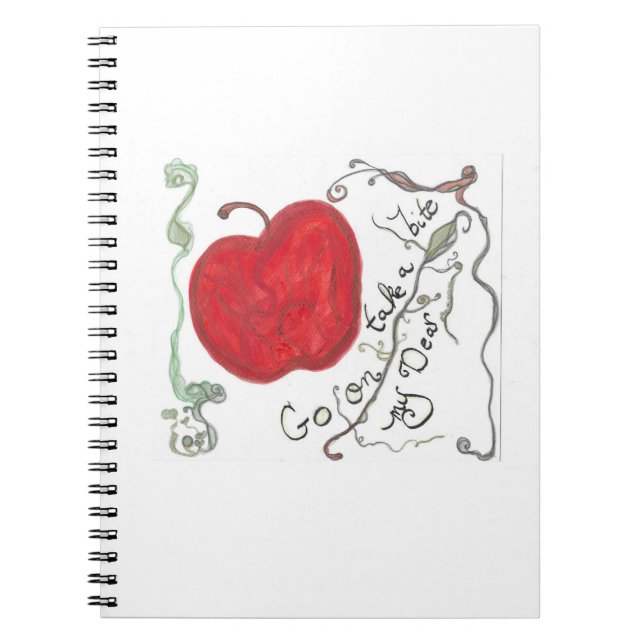 Espiral Caderno Apple Snow White  (Frente)