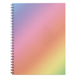 Espiral Caderno Arco-íris Pastel