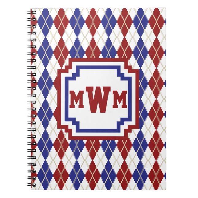 Espiral Caderno Argyle Americano (Frente)