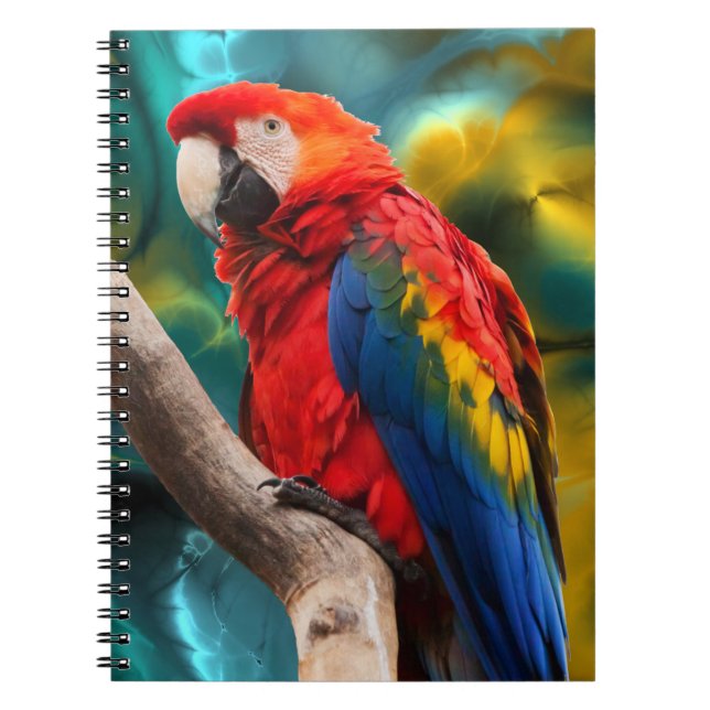 Espiral Caderno Arte de Papagaio 1 (Frente)