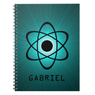 Espiral Caderno atômico Nerdy, cerceta