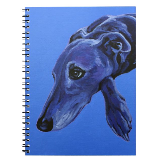 Espiral Caderno azul do Lurcher (Frente)