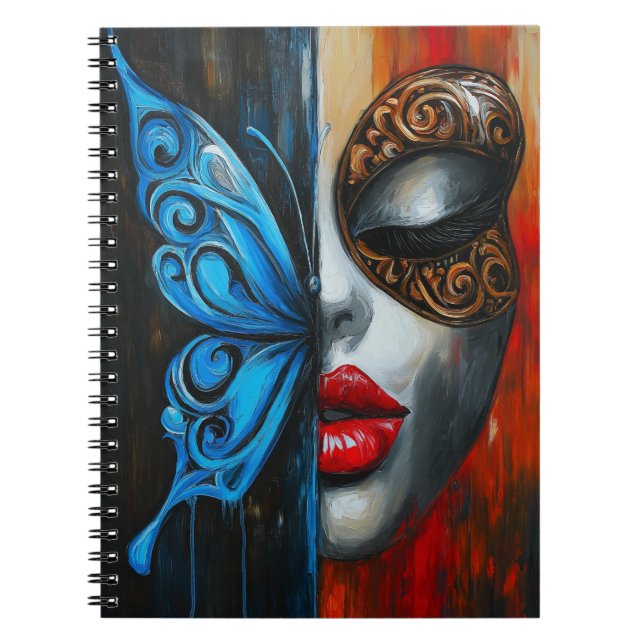 Espiral Caderno Beleza e Borboletas4 (Frente)