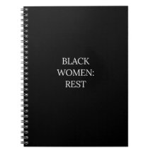 Caderno Black Women Rest