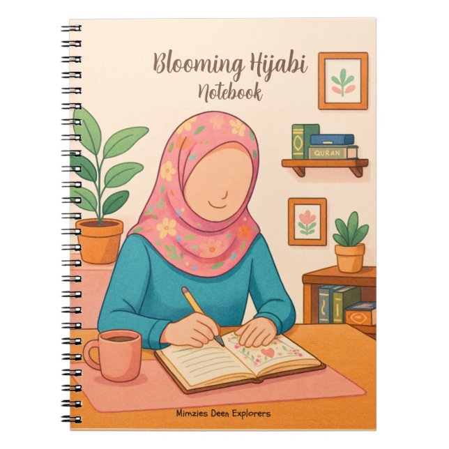 Espiral Caderno Blooming Hijabi (Frente)