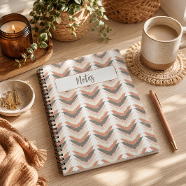 Espiral Caderno Boho Chevron