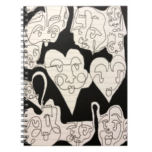 Espiral caderno bonito do lil
