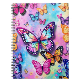 Espiral Caderno borboleta