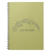 Caderno Botânico Minimalista Respira Apenas