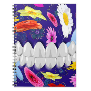 Espiral Caderno branco perfeito do Orthodontist do
