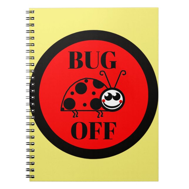 Espiral Caderno Bug Off (Frente)