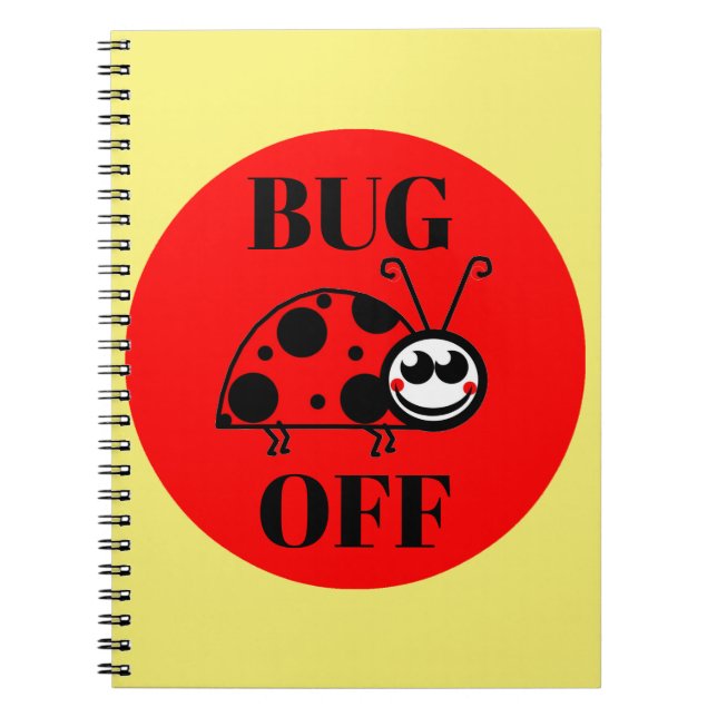 Espiral Caderno Bug Off (Frente)
