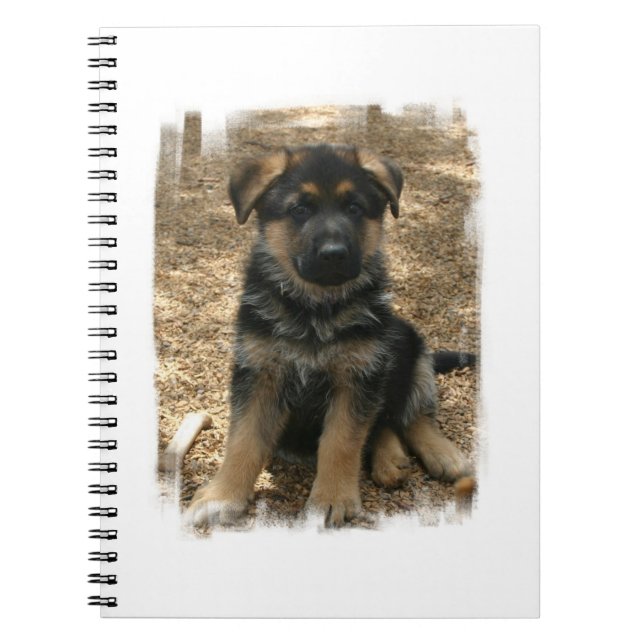 Espiral Caderno Cachorrinho Pastor (Frente)