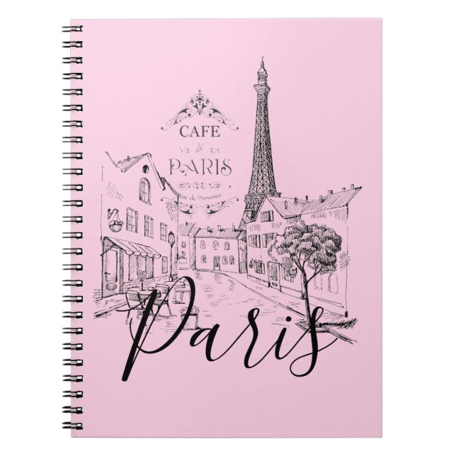 Espiral Caderno Cafe Paris (Frente)