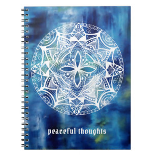 Espiral Caderno calmo dos pensamentos
