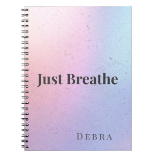 Espiral Caderno Calmo Respira Apenas