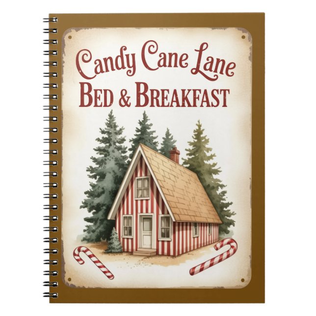 Espiral Caderno Candy Cane Lane (Frente)
