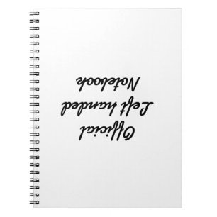Espiral Caderno canhoto
