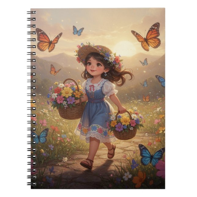 Espiral Caderno Caprichosa Menina (Frente)