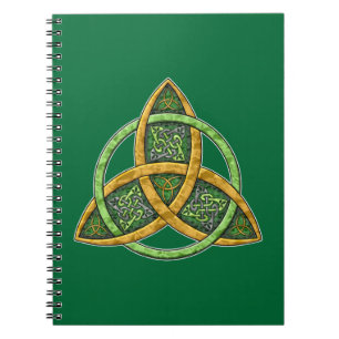 Espiral Caderno celta do nó da trindade
