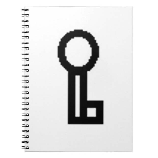 Espiral Caderno chave do logotipo (Frente)