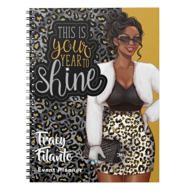 Espiral Caderno Chefe de Moda Glam Chic (Frente)