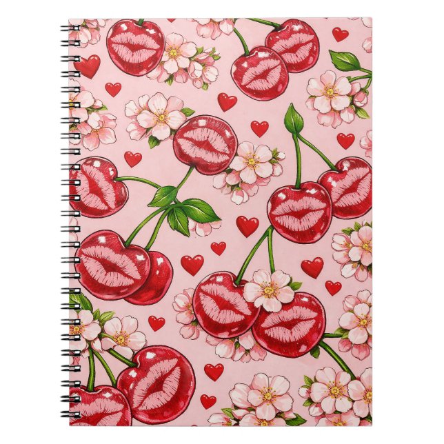 Espiral Caderno Cherry Kiss (Frente)