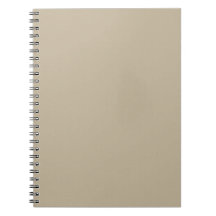 Caderno Clássico | Bege Minimalista | Presente Pre