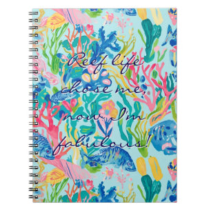 Espiral Caderno clássico em gráfico elegante