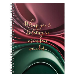 Espiral Caderno clássico em gráfico elegante