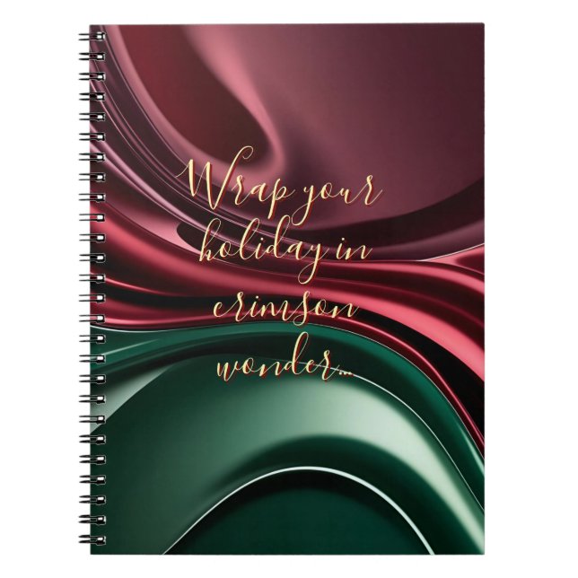 Espiral Caderno clássico em gráfico elegante (Frente)