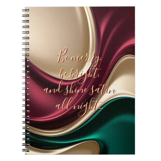 Espiral Caderno clássico em gráfico elegante (Frente)
