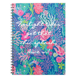 Espiral Caderno clássico em gráfico elegante