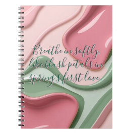 Espiral Caderno clássico em gráfico elegante
