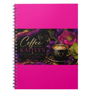 Espiral Caderno Coffee With Kaitlyn