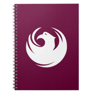Espiral Caderno com a bandeira da cidade de Phoenix