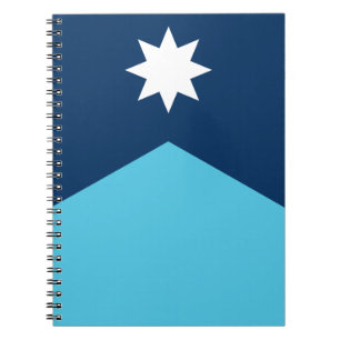 Espiral Caderno com a Bandeira de Minnesota, EUA