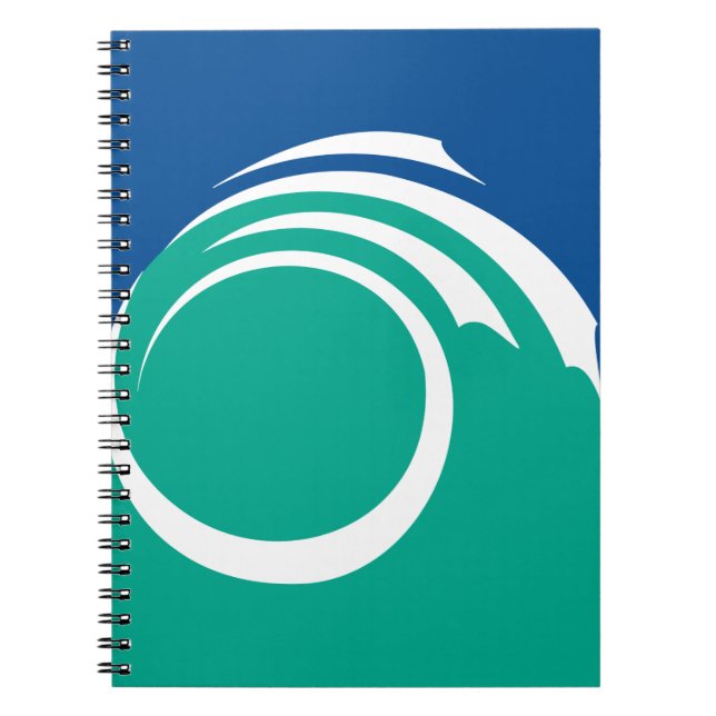Espiral Caderno com a Bandeira de Ottawa, Canadá (Frente)